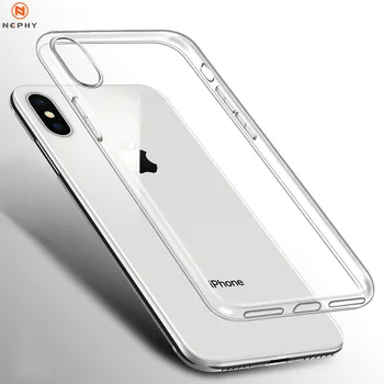 Silicone transparent etui Pour iPhone XS Max XR X 13 12 11 pro mini 7 8 Plus de 6 s 6 5 5S SE 2020 de Téléphone Portable de Couverture de TPU Coque Arrière