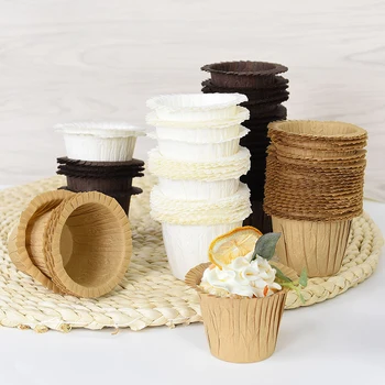 30pcs Muffin Cupcake Tasse de Papier Cupcake Wrappers Liner Coupes de Cuisson de Mariage Anniversaire de la Patisserie moule à Muffin de Décoration de gâteaux des Moules