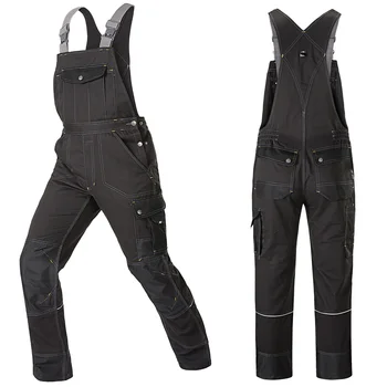 Soudage Costume de Travail Salopettes de Protection Veste de Travail des Hommes Vêtements de travail de l'Outillage Uniforme Mécanicien Multi-poches Cargo Pants S-5tg