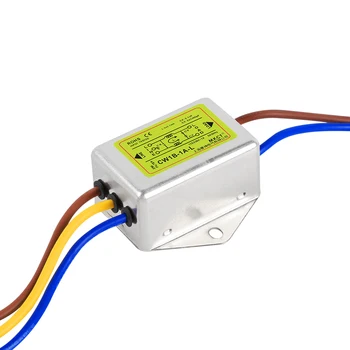 Anti-interférence AC 115V 230V alimentation filtre EMI de ligne audio purificateur CW1B-L 1A 3A6A10A
