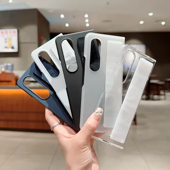 Silicone Wriband Cas de Téléphone Pour la Galaxie de Samsung Z, Pli 5 4 3 Coque 2 en 1 Combo Dur PC Antichoc Couverture