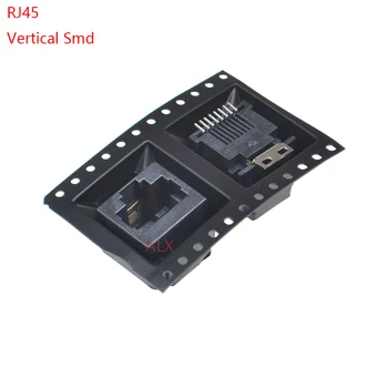 5PCS Réseau RJ45 Ethernet FEMELLE Verticale SMD SMT 8P8C femelle jack connecteur de 180 degré