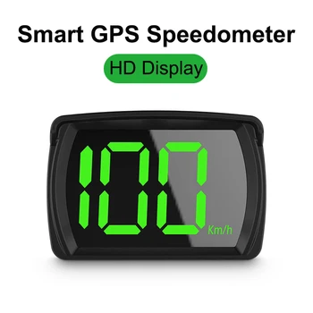 Universelle de la PALETTE de Voiture Smart Head up Display GPS de la PALETTE de l'indicateur de vitesse Numérique de Voiture de l'Électronique d'Accessoires KMH Écran HD de Grande Police km / H