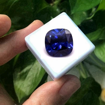Naturel Tanzanite Bleu Saphir de taille Coussin AAAA+ 12×12mm 10.50 Ct Lâche pierres précieuses Pour la Fabrication de Bijoux