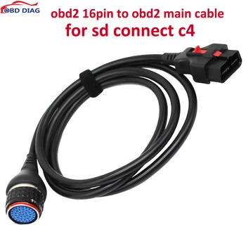 MB SD Connect C4 Câble OBD2 16pin Câble pour l'Étoile C4 de MB de Test Principal Câble/ LAN/CÂBLE 38PIN Câble pour benz C4 Voiture Diagnostique-Outil
