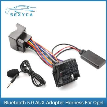 NOUVELLE Voiture Bluetooth 5.0 Module d'Appel Téléphonique mains libres AUX IN de l'Adaptateur de Câble Pour OPEL CD30 CDC40 CD70 DVD90 d'Accessoires de Voiture