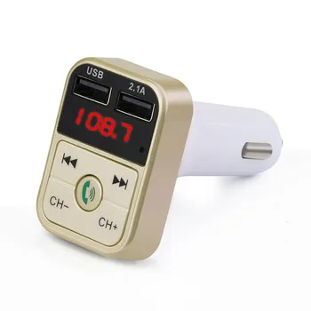 Les Émetteurs FM LCD Lecteur MP3 USB Chargeur Adaptateur USB Bluetooth Pour Voiture Bluetooth sans Fil FM Transmetteur Livraison Gratuite Articles