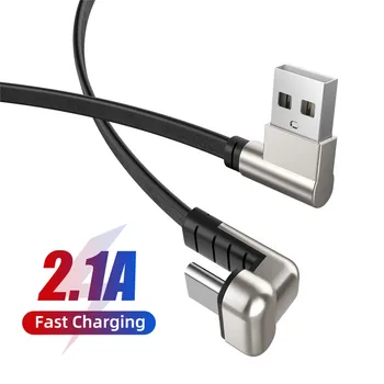 USB Câble de 180 Degrés de la Mode de Motif de Type C Câble de Charge de Téléphone Portable de Câble de Données