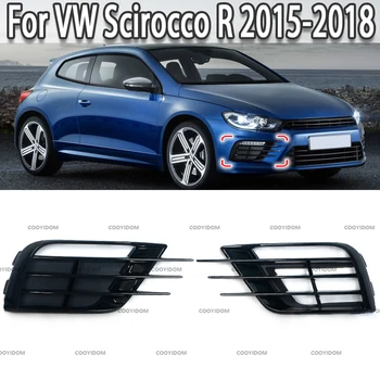 Voiture de Pare-chocs Avant du Brouillard Light le Couvercle de la Lampe Grille Inférieure de la grille Pour Volkswagen VW Scirocco R 2015 2016 2017 2018