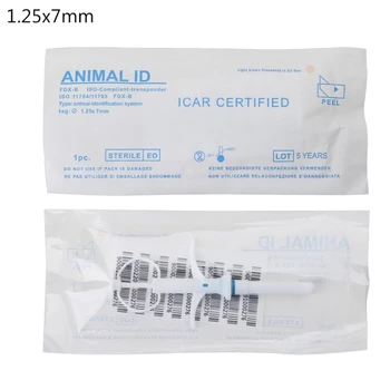 1 Pack Animal de compagnie Puces Implant Animal Puce ISO11784/785 FDX-B Puces