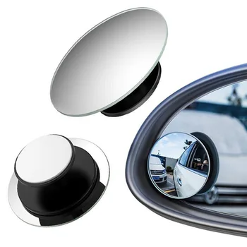 360 Degrés Réglable Ronde Convexe Miroir de Rearview de Voiture de grand Angle de Stationnement des Véhicules Contour HD Rétroviseurs d'angle mort de Accessoires Auto