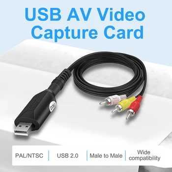 USB 2.0 Easycap Capture Vidéo TV DVD VHS Capture Audio de la Carte d'Adaptateur TV Vidéo DVR