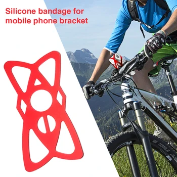 Vélo de Téléphone de la Bande Portable de Silicone Imperméable de Cyclisme Éléments pour Smartphone support de Guidon de Moto Stand pour Téléphone