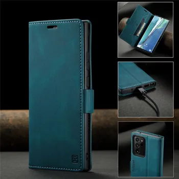 Samsung Galaxy Note 20 Ultra Cas En Cuir Magnétique Flip Cover Pour Samsung Galaxy Note 10 Plus De Cas De Téléphone De Portefeuille De Couverture De Stand