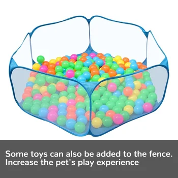 Portable Pet Clôtures Tente Extérieure des Petits Animaux en Cage Match Clôture de l'aire de Jeux pour Hamster Chenils de la Clôture de la Maison en nourriture pour Animaux