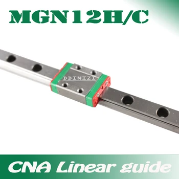 12mm Guide Linéaire MGN12 100 150 200 250 300 350 400 450 500 550 600 700 MM Rail + MGN12H ou MGN12C bloc Imprimante 3d CNC
