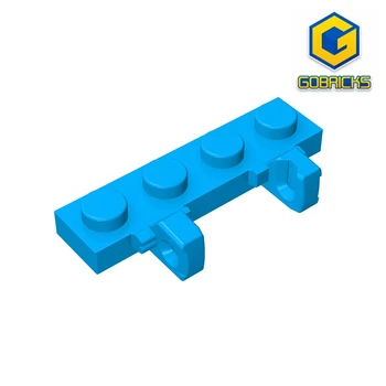 Gobricks GDS-894 Charnière Plaque 1 x 4 Verrouillage Double 1 Doigts sur le Côté compatible avec lego 44568 BRICOLAGE Blocs de Construction