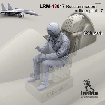 Die-cast 1/48 échelle de la russie moderne, pilote militaire-7 (à l'exclusion des aéronefs) de la micro-scène avec auto-assemblés non peinte GK hobby jouets