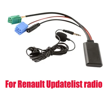 Biurlink Voiture Bluetooth Module Adaptateur AUX MICRO mains-libres MINI ISO mêmes 6broches Câble AUX pour Renault Updatelist Radio