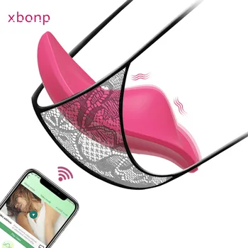 APP Bluetooth point G Gode Vibromasseur Féminin Télécommande sans Fil Vibrant Stimulateur de Clitoris Jouet de Sexe pour les Femmes Culotte