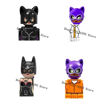 Super-héros Catwoman Catgirl Assembler des Blocs de Construction en ABS Jouets Briques Enfants de Action Figures Cadeau de Noël