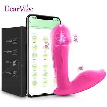 APP Bluetooth Mini Gode Vibromasseur pour Femmes de commande sans Fil Oeuf Vibrant Stimulateur de Clitoris de Sexe Femelle de Jouets pour Adultes Couple